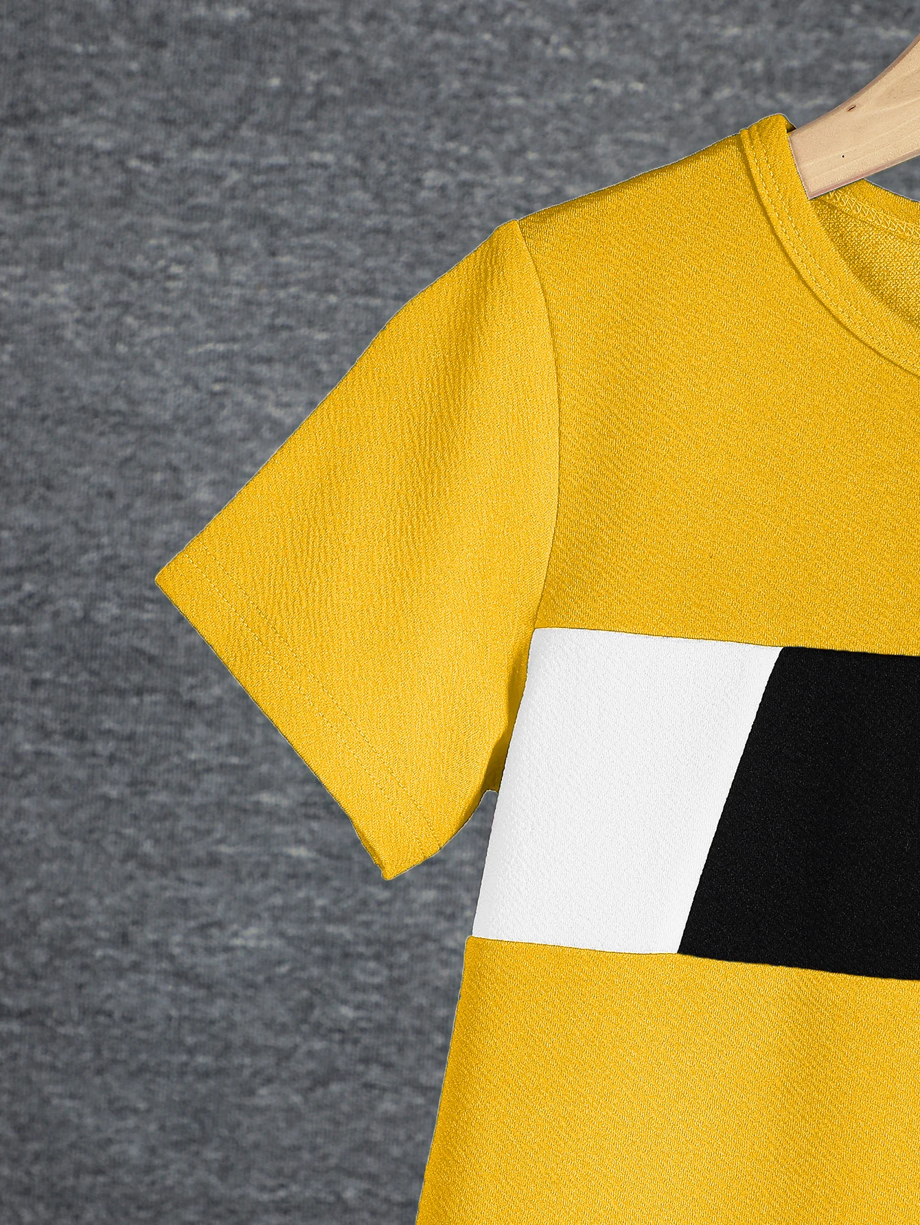 2-teiliges Set für Jungen, lässiges Outfit, Farbblock-Kurzarm-T-Shirt und Shorts, bequeme Sommer-Kinderkleidung, 8 Farben für Alter 7–15 Jahre – Detail 15