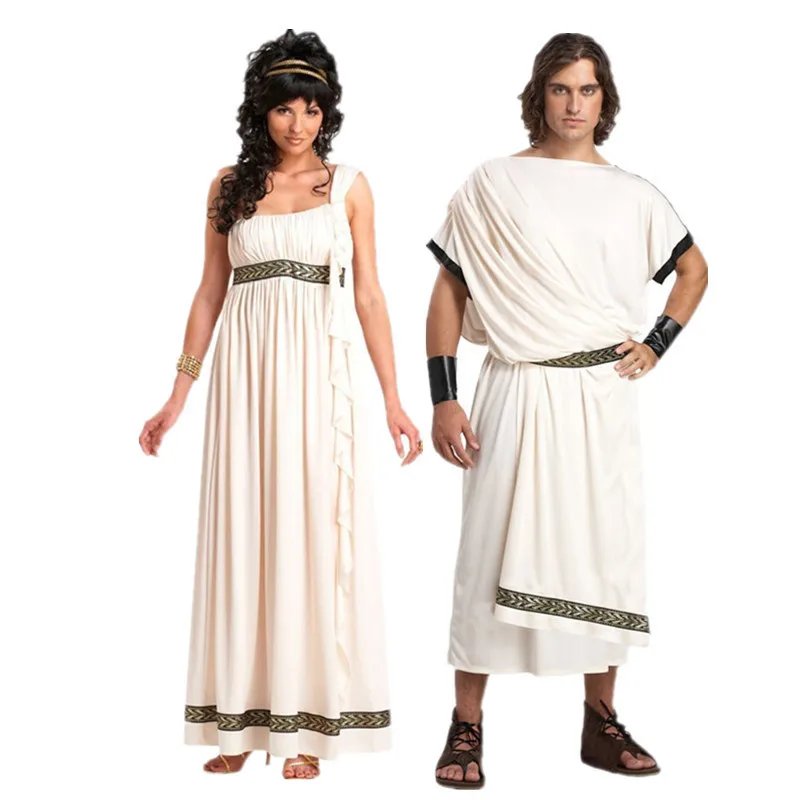 

Adult Medieval Arabic Roman Carnival Party Vintage Lovers Dress Stage Performance Greek Mythology Cosplay Halloween Costumes