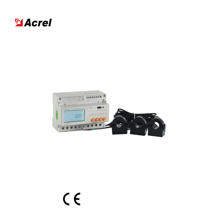 DTSD1352-C Rs485 عداد الطاقة مع برنامج الكمبيوتر 3 المرحلة 80a Din Rail KWH مقياس الطاقة