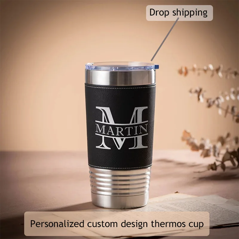 

Personalized Insulated Water Bottle with Custom Pattern Eco Friendly Double Wall Vacuum Flask Keeps Beverages Hot and Cold