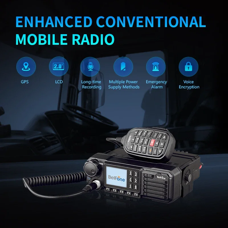 Belfone DMR transceiver Car Marine Vehicle Mouted 50W BF-TM8250  Duplexer GPS Secure Communications  Mobile station radio