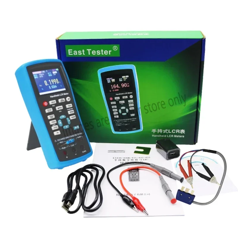 East Tester LCR Digital Display Bridge Meter ET433 ET430 USB Handheld High Precision Capacitance Inductance Resistance Test Tool