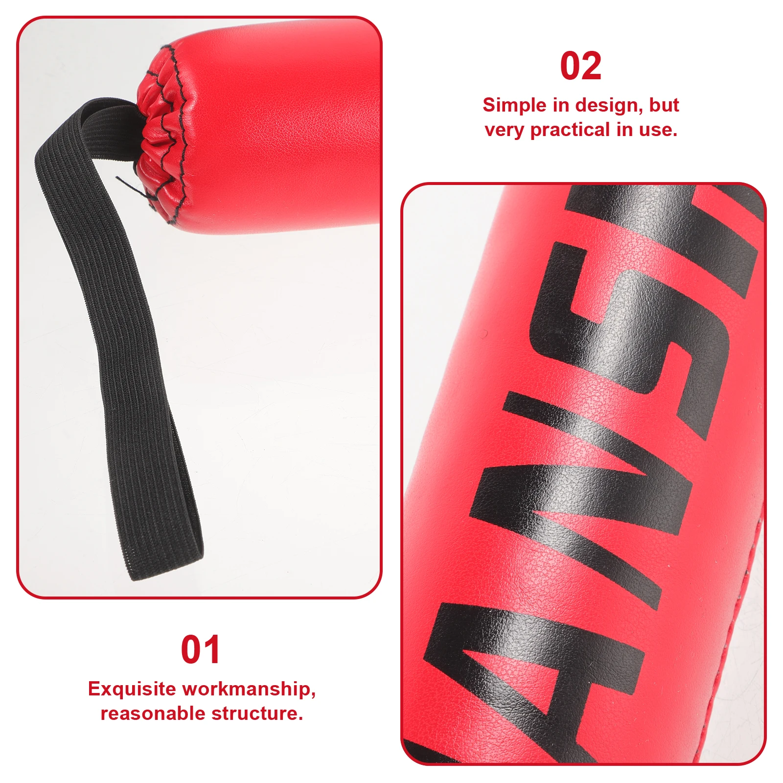 

Boxing Stick Target Red Soft Punching Equipment for Adults Kids Martial Training Fight Reaction Sticks Precision Practice