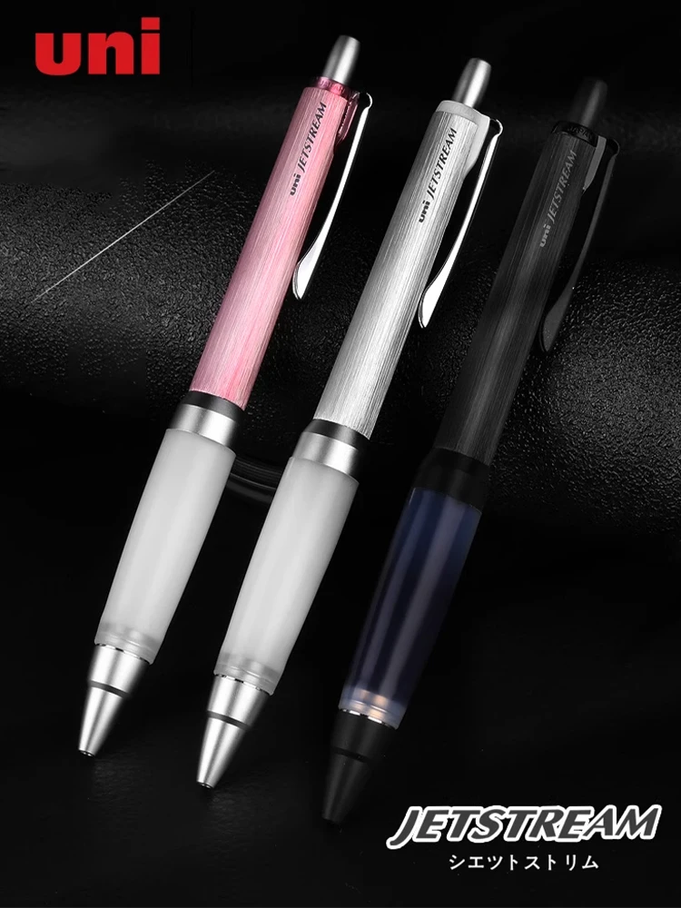 Japoński długopis Uni α-Gel Jetstream z metalową obudową, na bazie oleju, elegancki długopis szkolny, prezent dla nauczyciela, cadeau maitresse — zdjęcie produktu 7