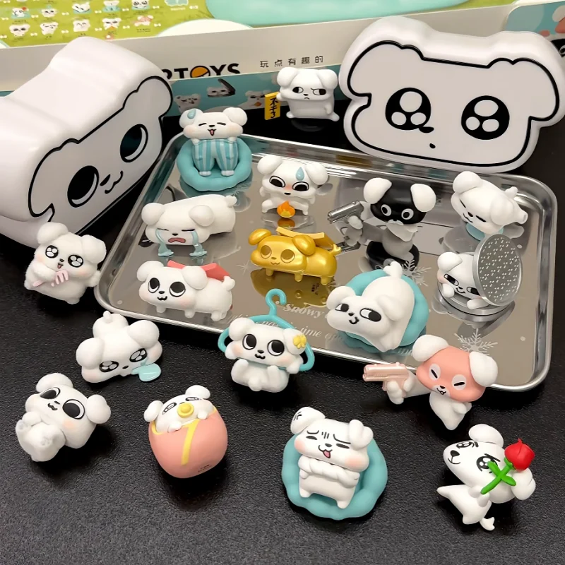 

New 52toys Zoggy So Cute Blind Box Flocked Mini Dog Figure Collectible Art Toy Desktop Ornament Surprise Gift For Collectors