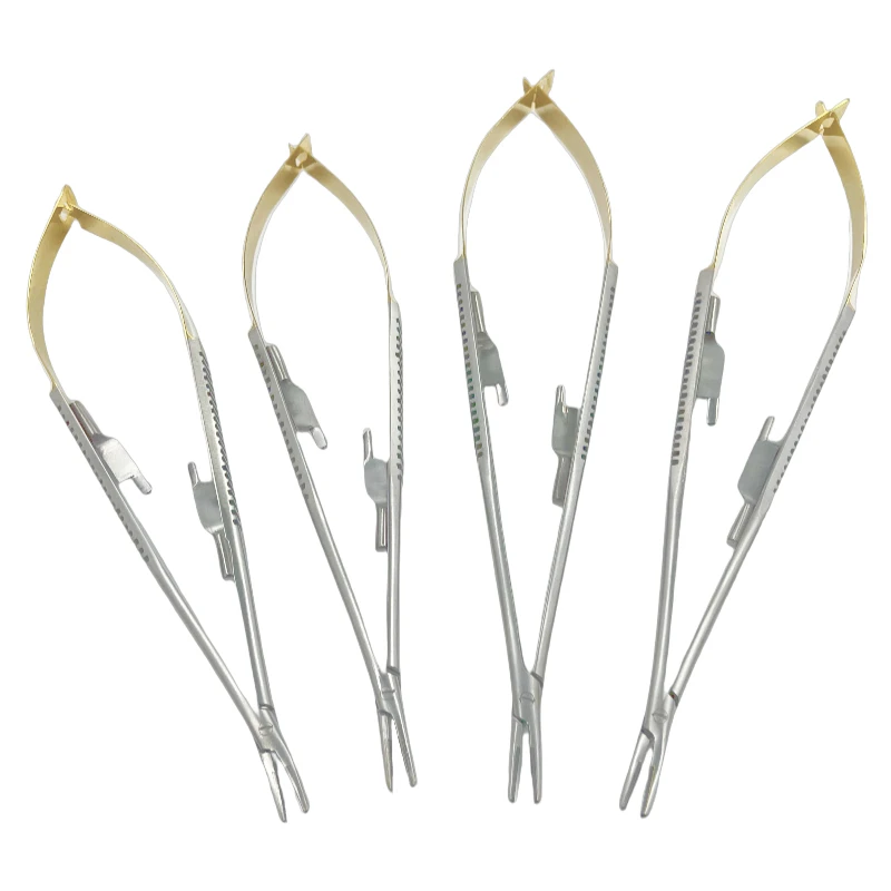 1 قطعة زرع تقويم الأسنان الجراحية Castroviejo إبرة أصحاب الملقط الملقط كماشة الأسنان أداة طب الأسنان #1
