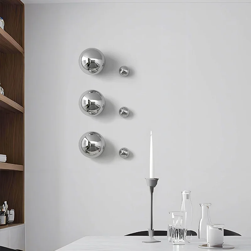 

Wall decoration round sphere hanging decoration pendant background living room