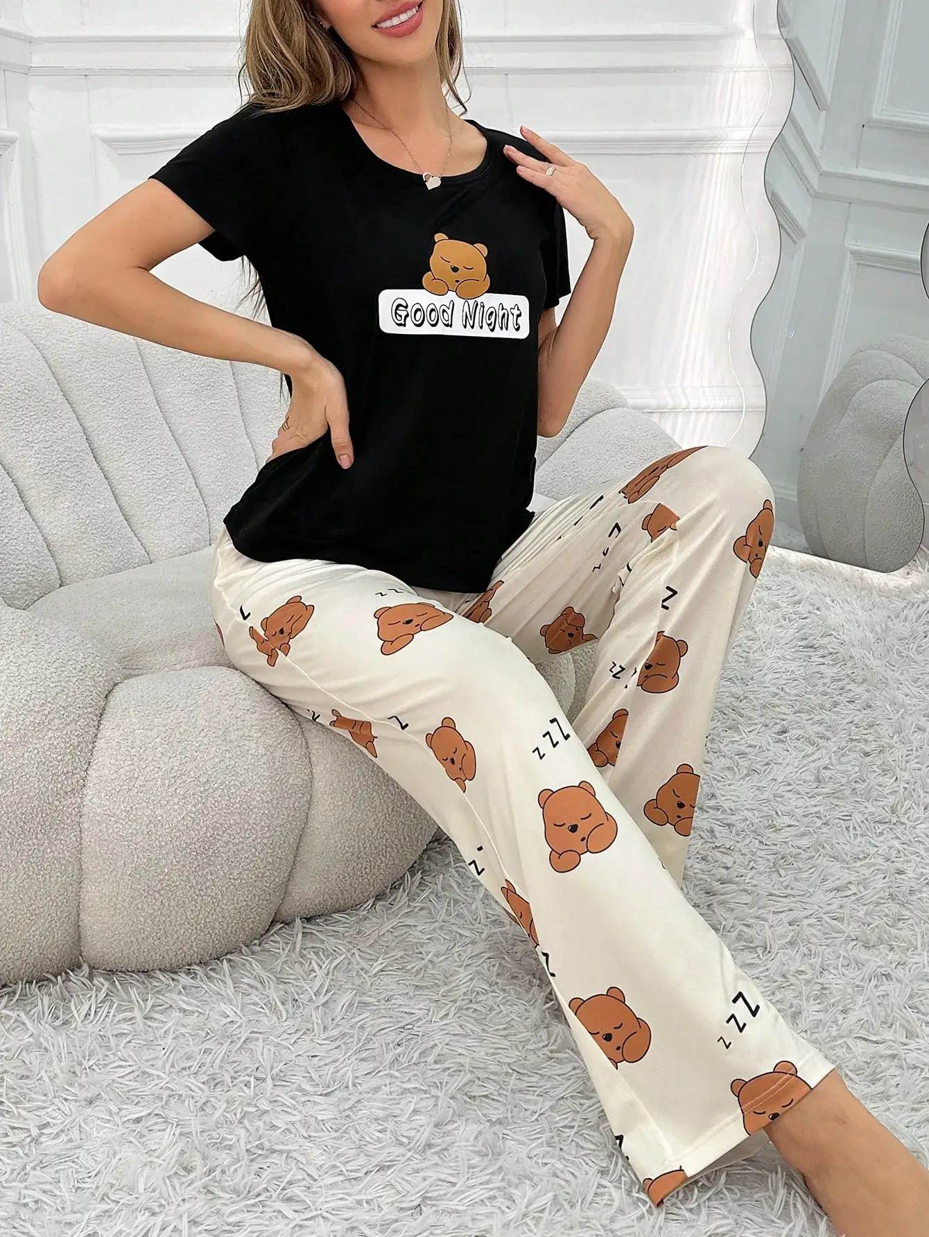 Thumbnail 4 - #24 Trending Two Piece Pajama Sets Right Now