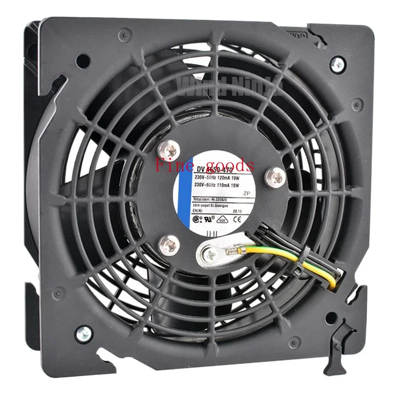 DV 4650-470 12cm 120mm fan 120x120x38mm AC230V 220V 120mA 19W Cooling fan for EBMPAPST  Rittal cabinet