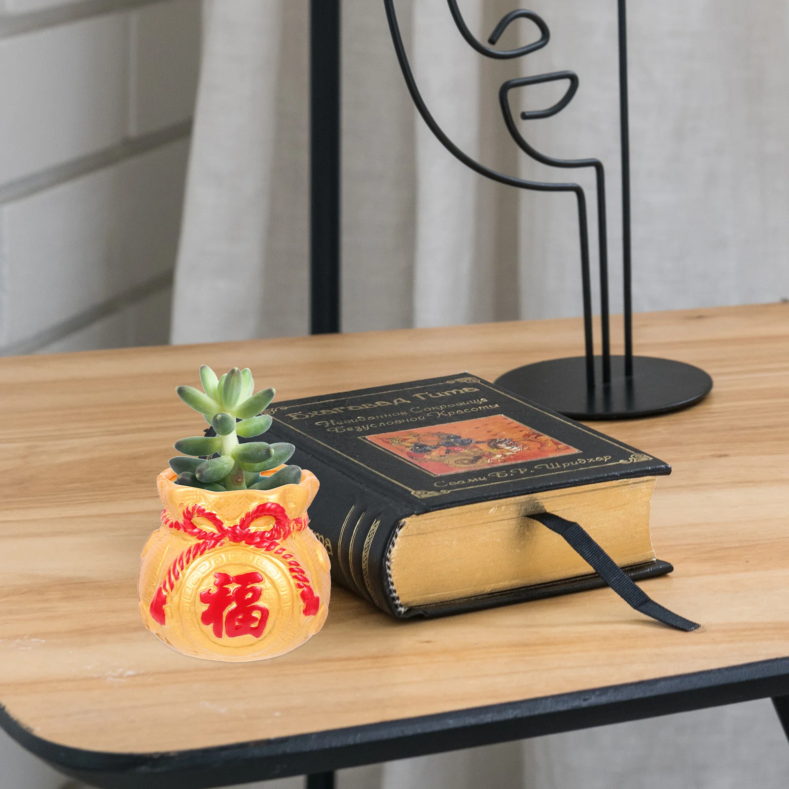 

Creative Ceramic Flower Pot money Bag Shape Planter Succulent Pot Home Decoration Flower Holder Creative Planter
