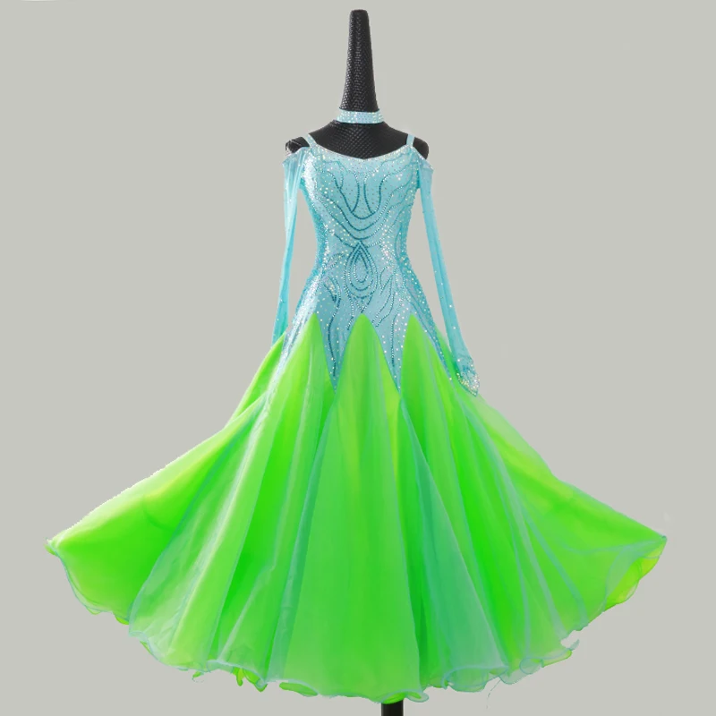 

Ballroom Dance Competition Dresses Dance Costumes Waltz Dress For Dancing Clothes Dance Wear Dress Rumba Standard Ballroom Dress