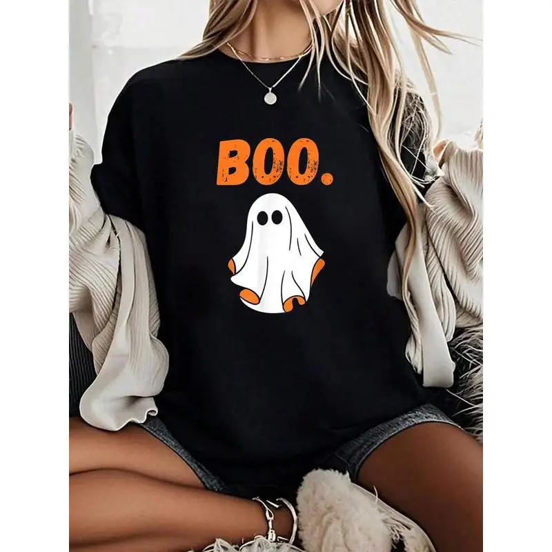 

"Cute Ghost Sweatshirt for Women | Funny Boo Graphic Crewneck | Halloween Spooky Season Outfit | Fall Holiday Gift"