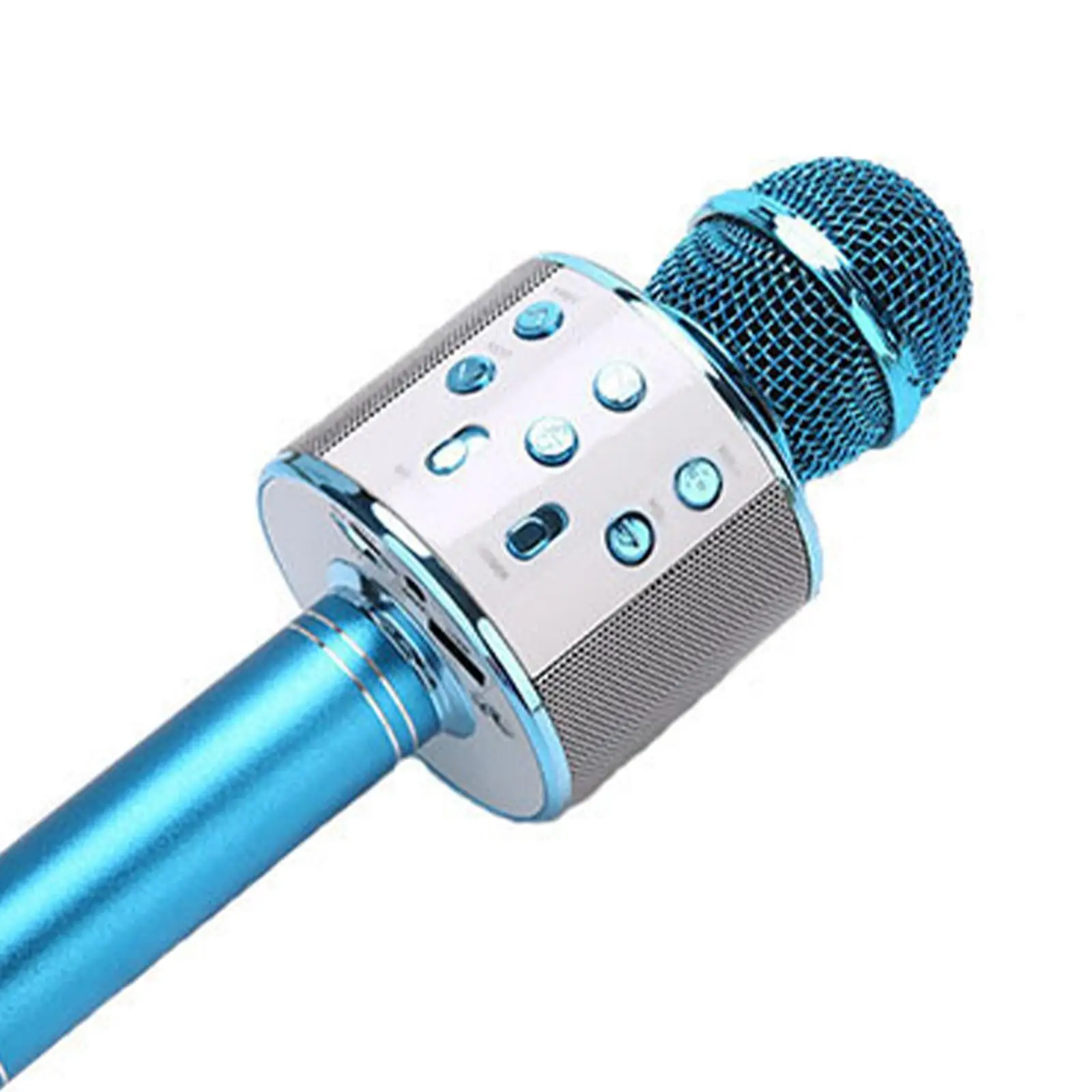 

Wireless Bluetooth Karaoke Microphone Handheld Mic for iPhone Holiday PC Black