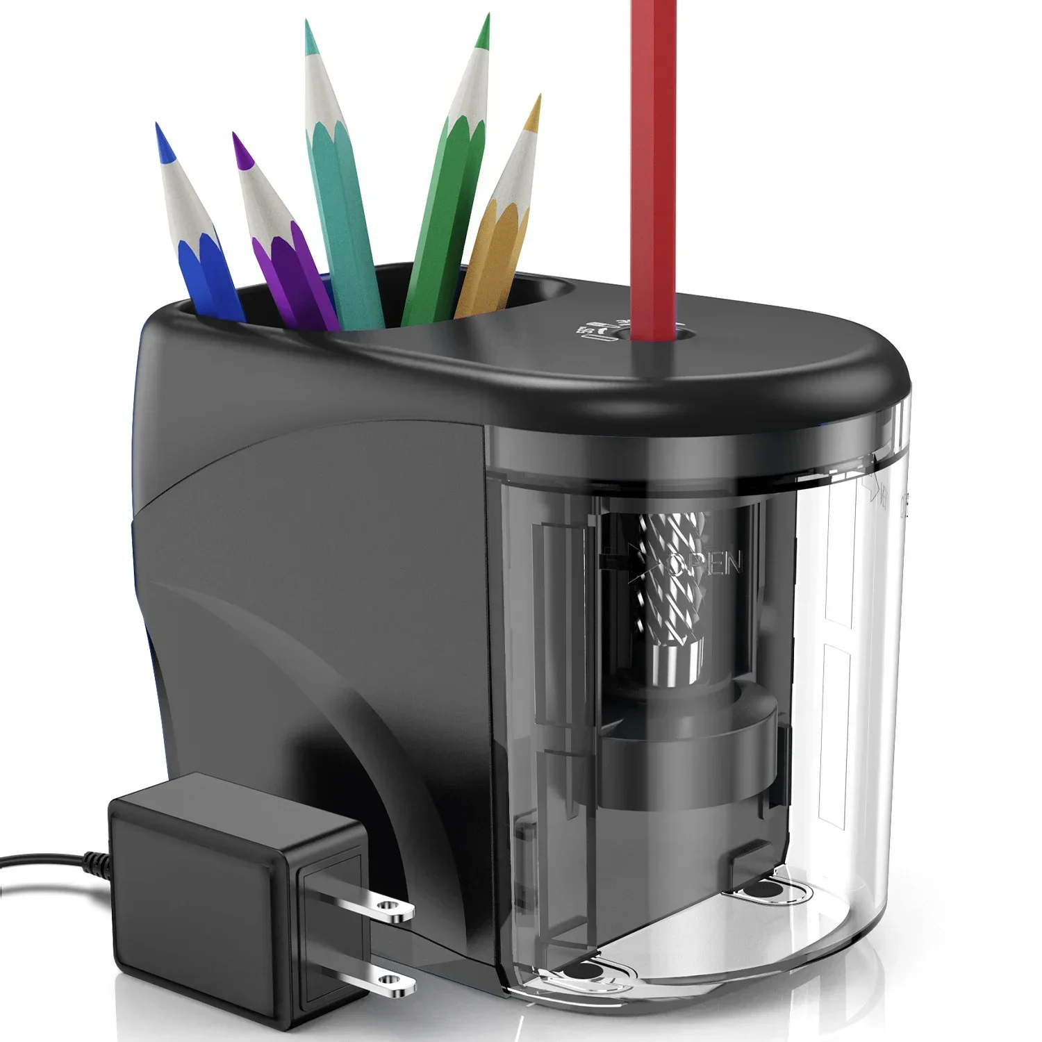 Sharpener Studio Cleaning Office Start With Auto Motor And Classroom Pencil for Safe Artist Brush Electric School