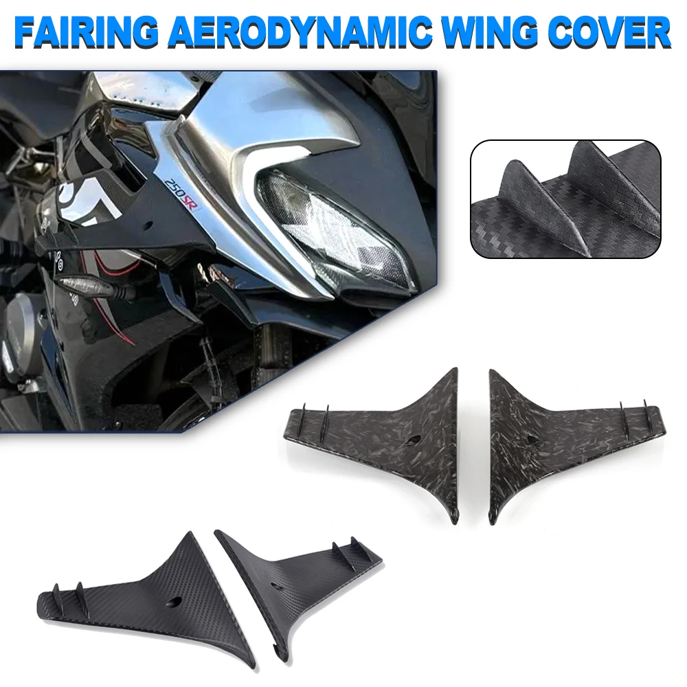 

SR250 Motorcycle For CFMOTO 250SR 300SR SR 250 300 SR 300 2020 2021 2022 2023 Front Fairing Aerodynamic Winglets Dynamic Wing