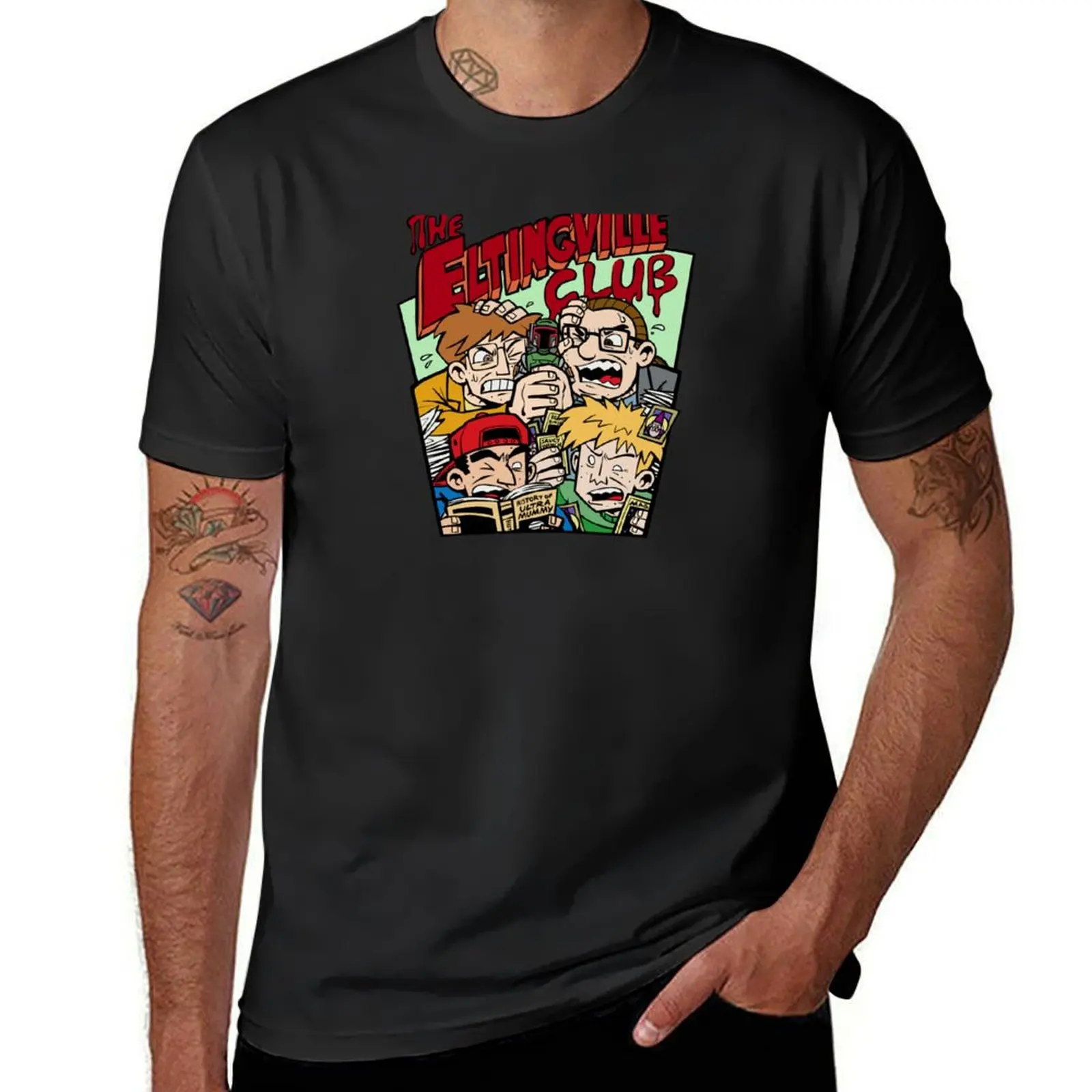 Eltingville Club Pilot Design T-Shirt boys whites tops mens graphic t-shirts