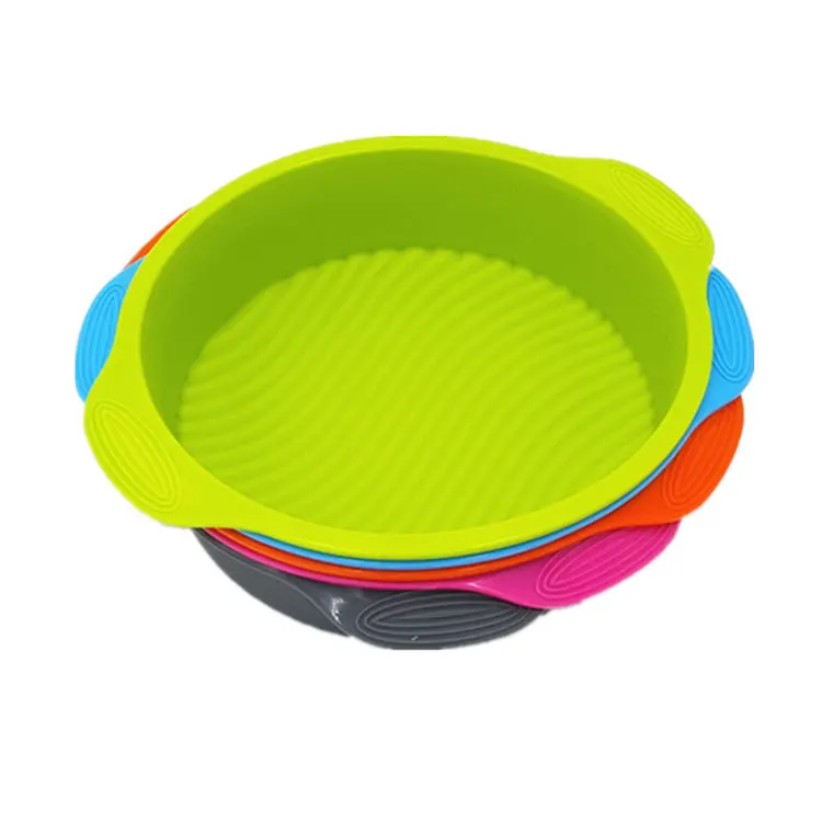 9 Inch Round Silicone Cake Mold Spot Wholesale High Temperature Resistant Non-stick Cake Baking Tools Model Number Material Type