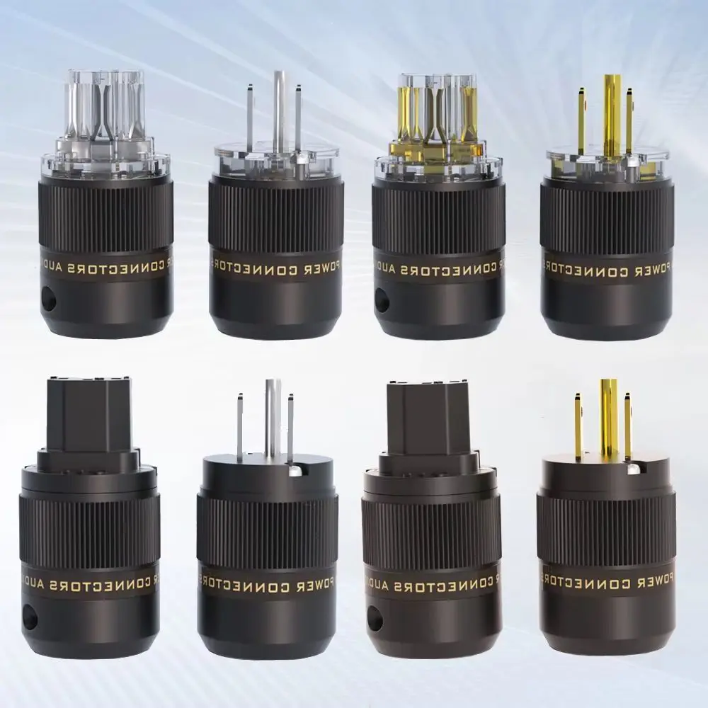 

HiFi Audio US Power Plug 15A C13 IEC Connector for DIY CD Amplifier AC Power Cable