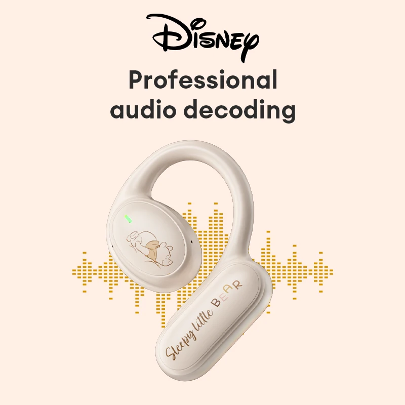 Disney C36-A New OWS On-Ear Bluetooth Headset HIFI Sound Headphones Ergonomic Music Gaming Earbuds Winnie the Pooh & Mickey