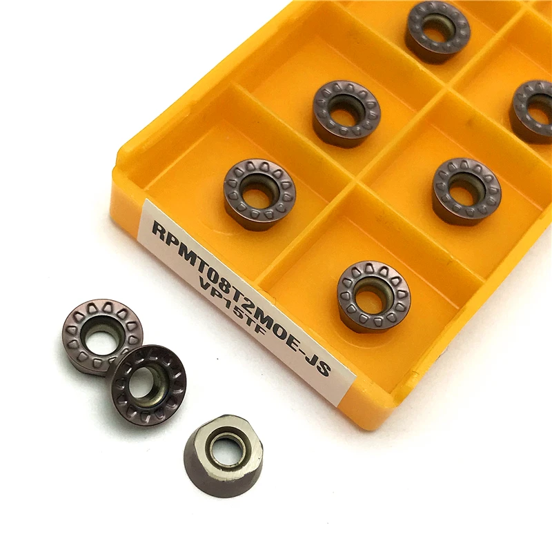 RPMT08T2 RPMW1003 RPMT10T3 RPMT1204 มิลลิ่งคาร์ไบด์แทรกเครื่องกลึง CNC ตัดเครื่องมือเหล็กการประมวลผล