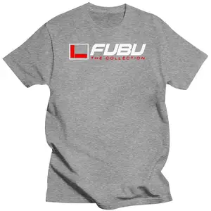 Gömlek grafik baskı logosu Fubu erkekler için, t shirt rahat büyük boy, üst yuvarlak boyun, moda erkek, boyutu siyah S-4XL Gömleğin ilk 10 satışı fubu-no. 6