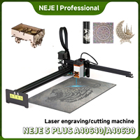 NEJE 5 PLUS 12W Laser Engraver 255x420mm – CNC Cutter with Free NEJE Software – A40630/A40640