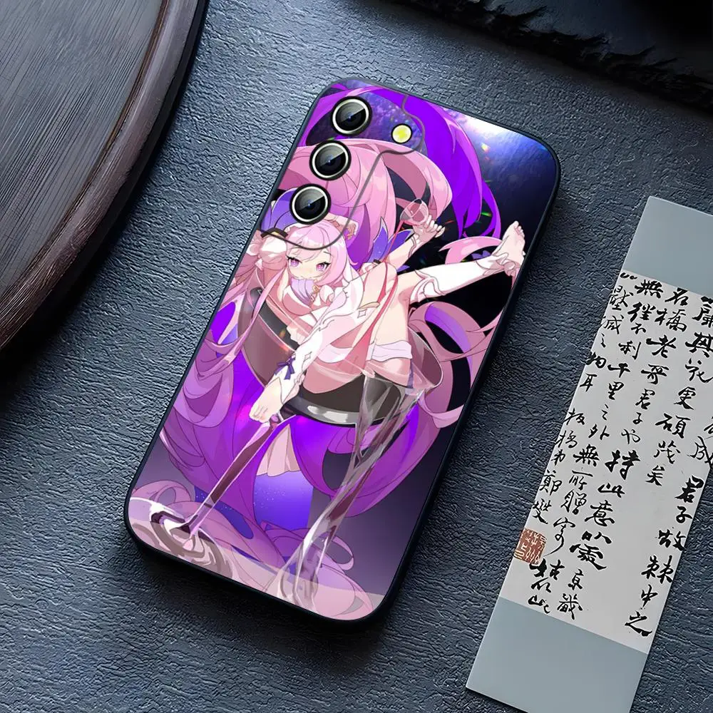 Elysia Honkai Impact Phone Case For Samsung A54 A34 A24 A14 A23 A33 A13 A21 A71 A31 A22 A53 A52 A73 A32 A50 A20 A40 Cover