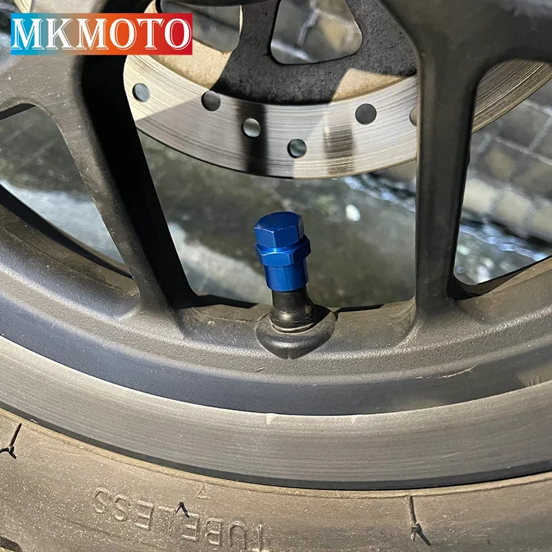 Penutup batang katup roda sepeda motor CNC, tahan debu, Aksesori tutup pelek ban kedap udara untuk Z650 Z650RS NINJA400 NINJA650 VERSYS650