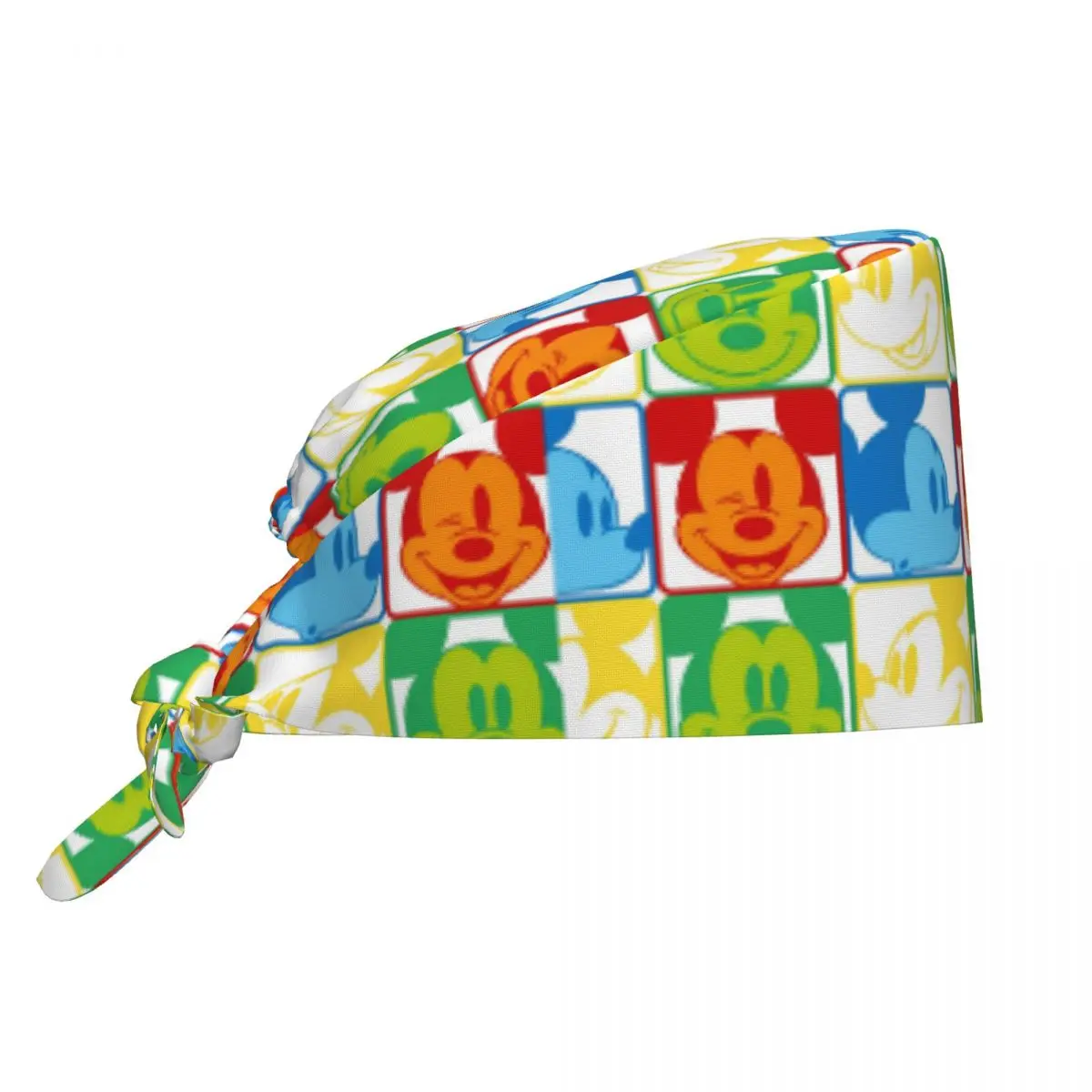 Principal Mickey pantalones cortos icono patrón Scrub Cap Retro laboratorio cirujano gorra quirúrgica Unisex Spa tienda de mascotas veterinario enfermera Dental gorras de trabajo sombrero