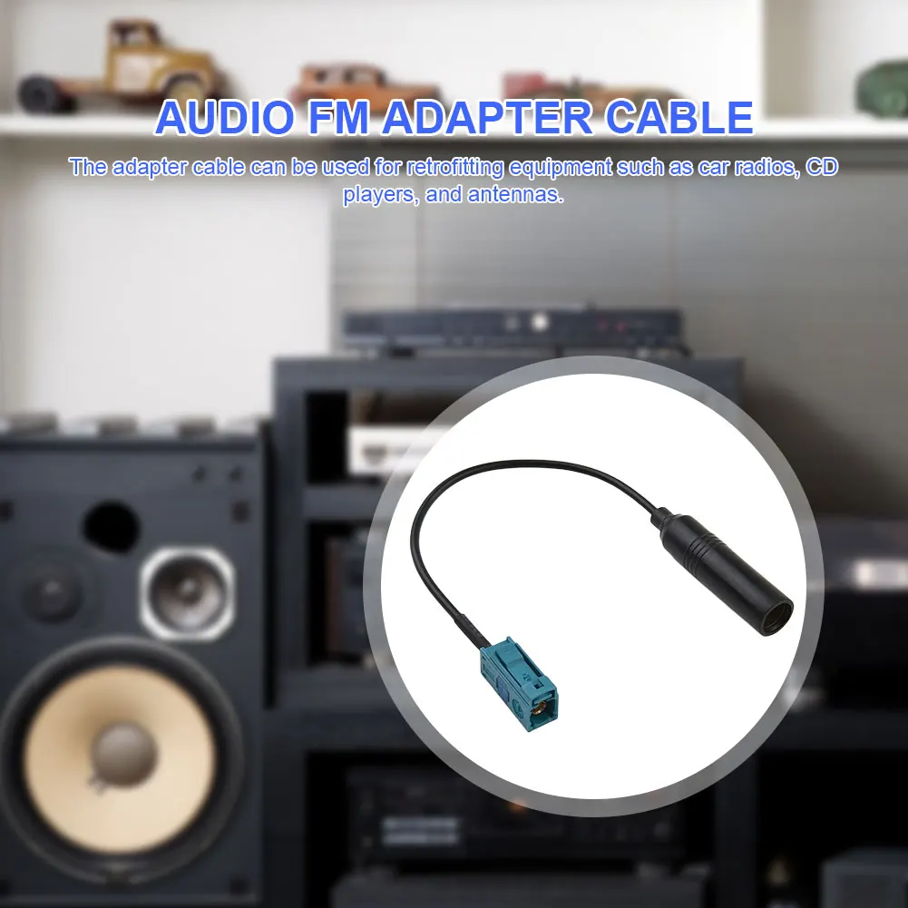 12 فولت سيارة الصوت FM كابل محول المحمولة السيارات راديو هوائي كابل محول سيارة ستيريو FM كابلات محول لكرايسلر جيب رينو