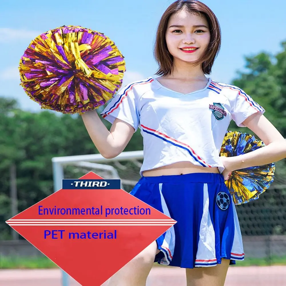 28cm Game Pom Poms Cheap Practical Cheering Ball Sports Match Vocal Dance Party Concert Decorator Come On Props Club