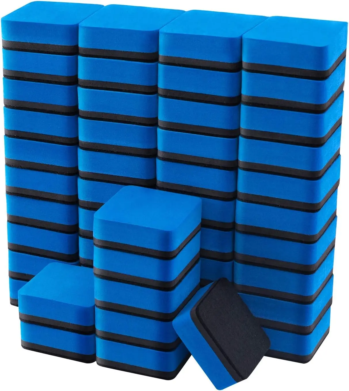 48 Pack Magnetic Dry Erase Erasers for Whiteboard, Chalkboard, Classroom, Home Office, School Supplies, Teacher Must Haves
