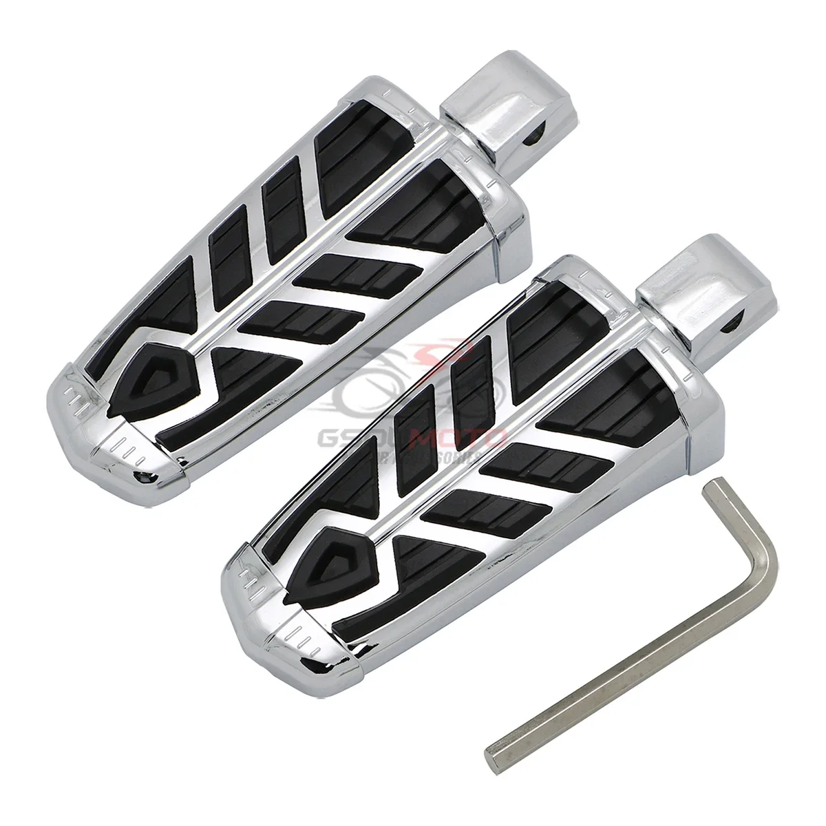 Passenger Footrests Foot Pegs Pedals Footboards For Yamaha Dragstar V-Star 950 XVS950 Royal Star Road Star 1600 1700 - view 3