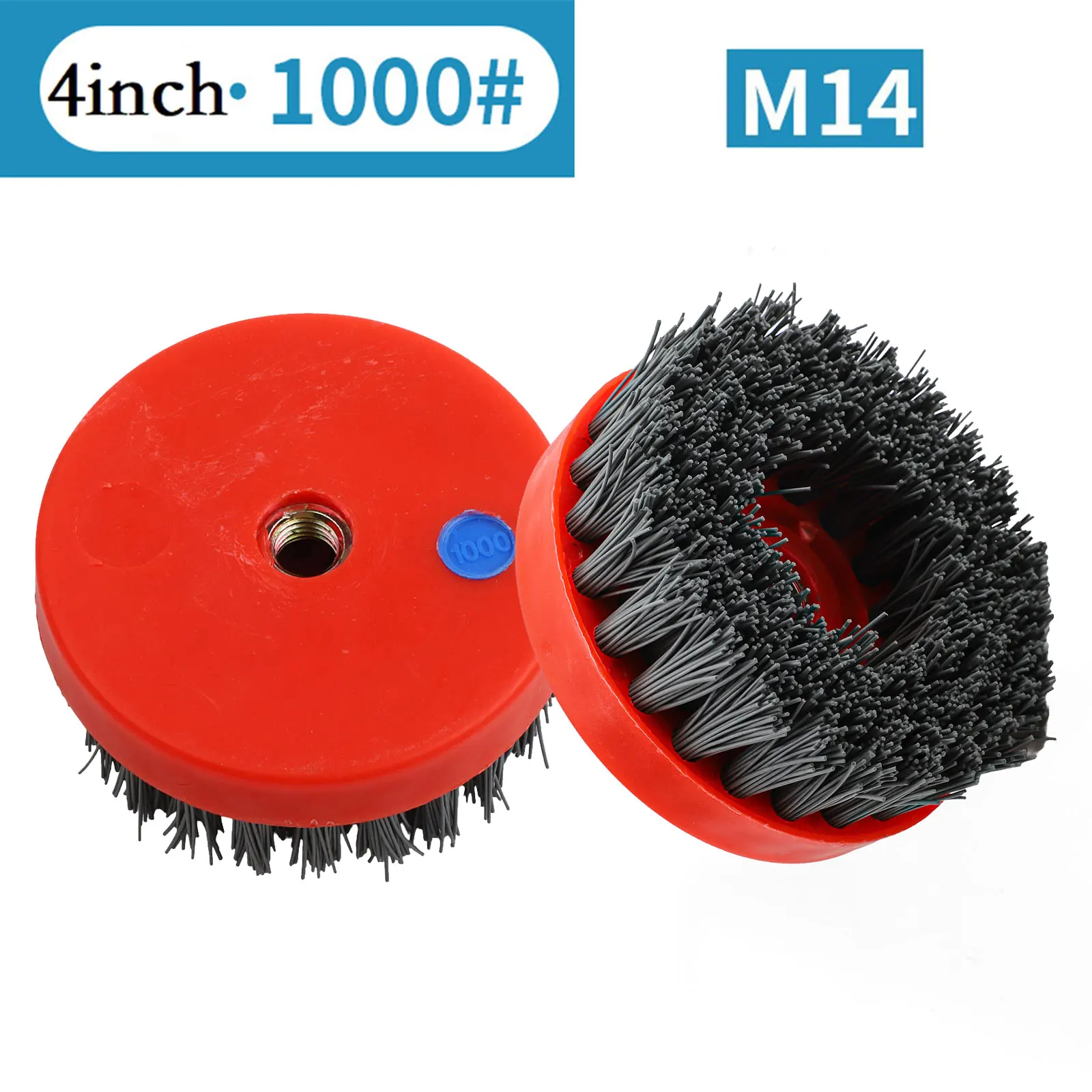 

Brush Grinding Tool Polishing Tool Abrasive Brush Antique Brushes Nylon Brush 1pc 4inch 110mm Red Color Portable Practical