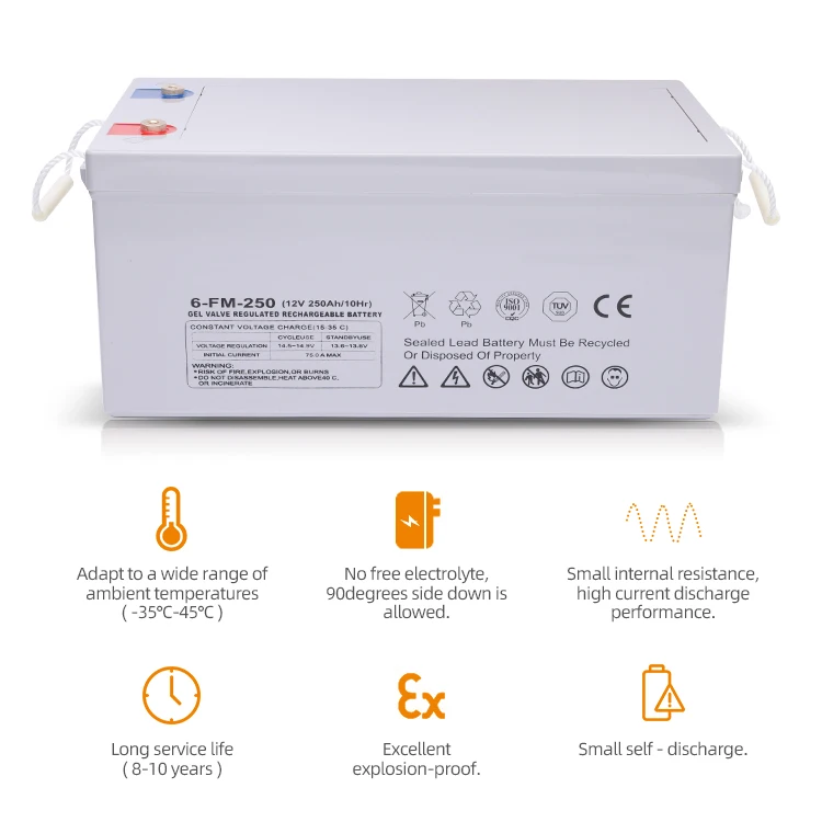 الصين تصنيع 150ah 200ah 250ah 300ah 350ah خلية تخزين الطاقة مطلي دورة عميقة بطارية الرصاص Led الحمضية #2