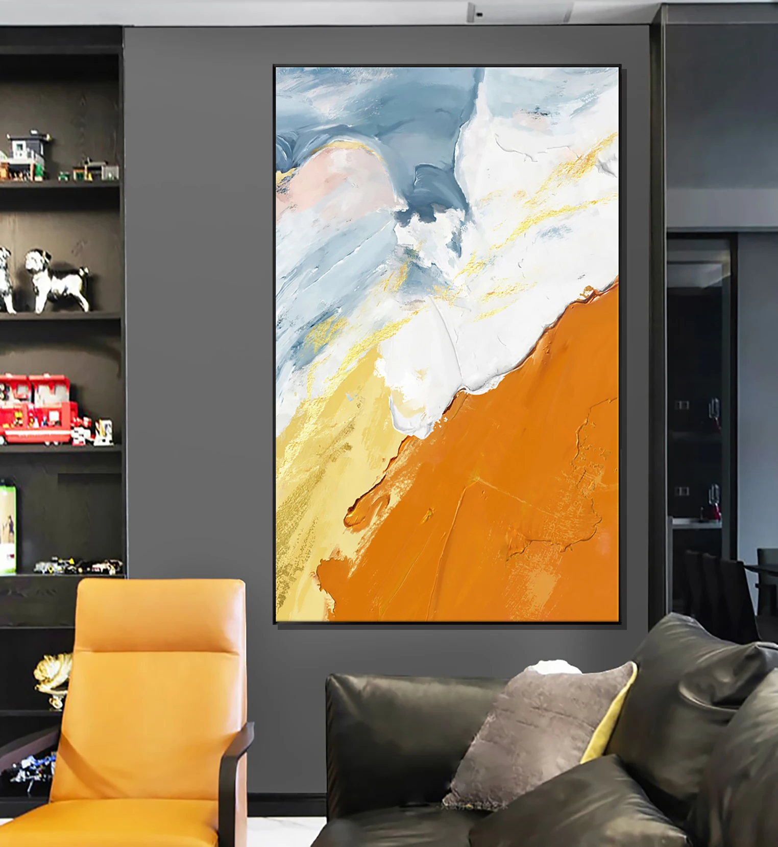 

100% Hand-painted Palette Knife Thick Abstract Oil Painting Wall Picture On Canvas Acrylic Modern Paintings Art Hot Selling