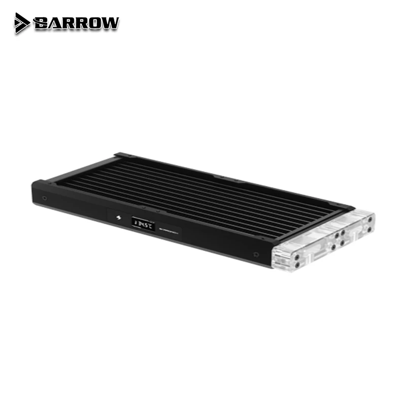 배로우 섀시 라디에이터 수냉식 히트싱크 LED 디스플레이 실시간 온도 감지 케이스 120 팬용