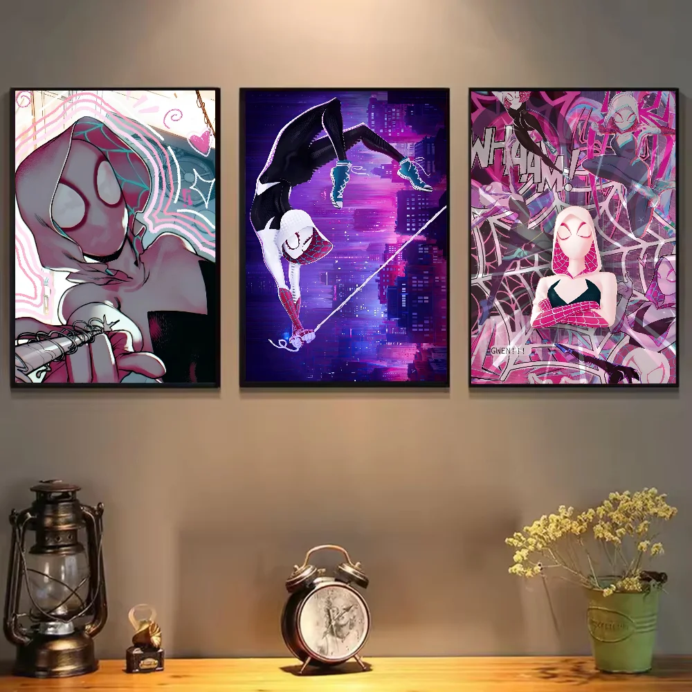 ملصق رائع للفتيات G-Gwen Stacy ملصق فني ذاتي اللصق مقاوم للماء ملصق ورق مقهى وبار ديكور جدران الغرفة