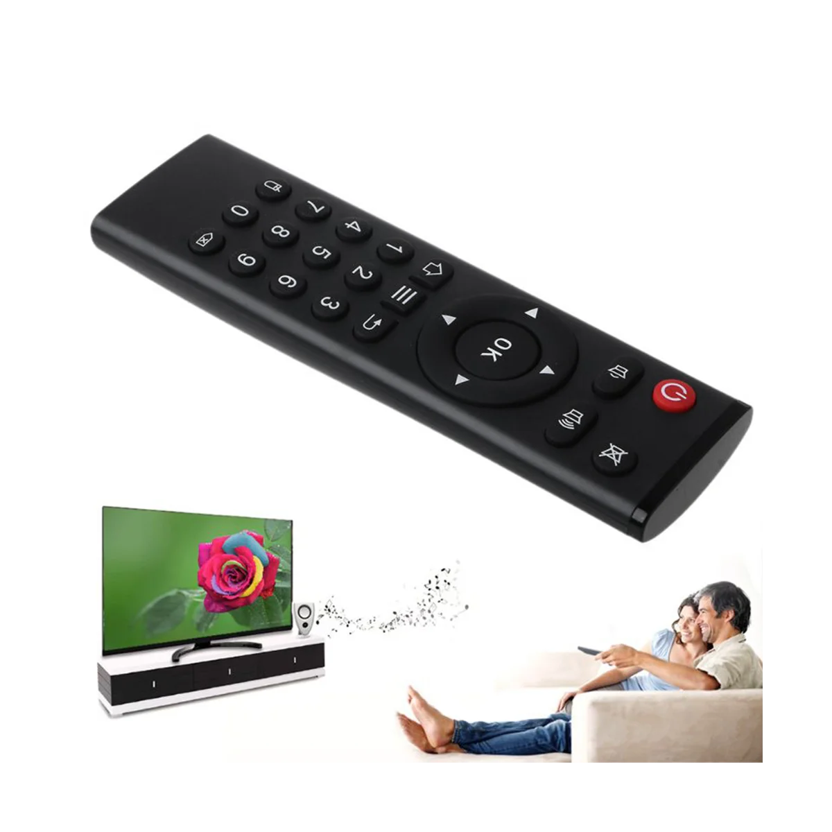 Pengontrol kontrol A57G-Remote, cocok untuk Tanix TX3 TX6 TX8 TX5 TX92 TX9 Pro TV pengganti kendali jarak jauh bagian N7MC