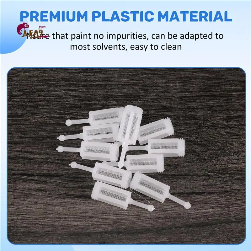

AEA9-10Pcs Plastic Gravity Typ Spray Filter Pot Diameter 11Mm Total Length 36Mm Can Adapt To The Majority Of Solvent