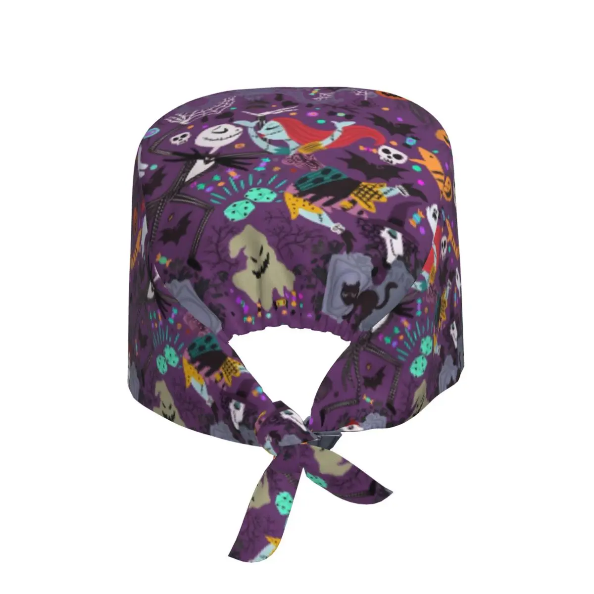 Custom N-Nightmares B-Befores Breathable Scrub Hat Surgical Scrub Caps Nurse Medical Cap Work Scrubs Hat for Medical Surgical