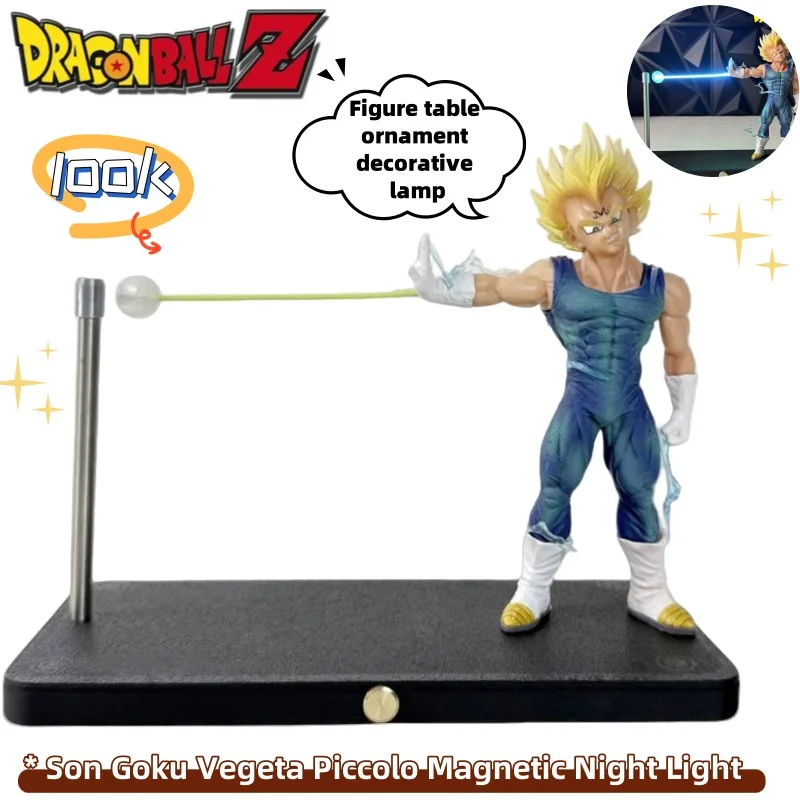 

Новый Dragon Ball Son Goku Vegeta Piccolo креативный мультяшный магнитный ночник двумерный аниме периферийное украшение для рабочего стола