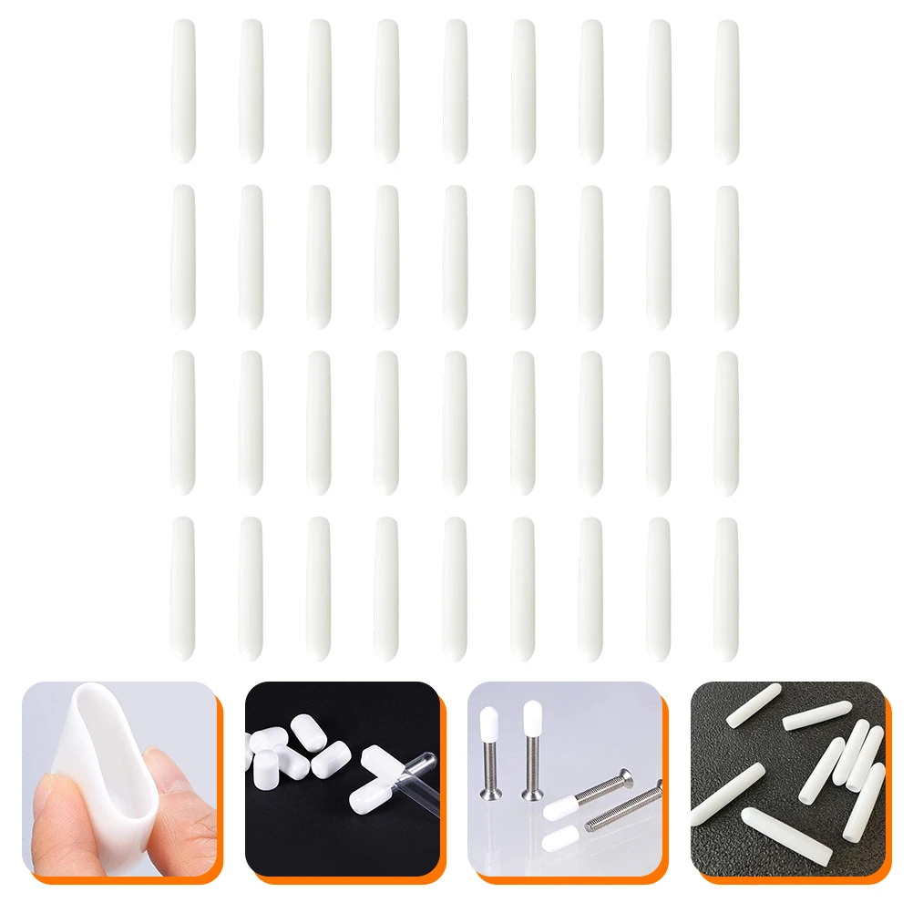 

500pcs 25mm White Thread Protector Caps for Wire Shelving Screw Bolt Covers PVC Rubber End Caps Easy to Use