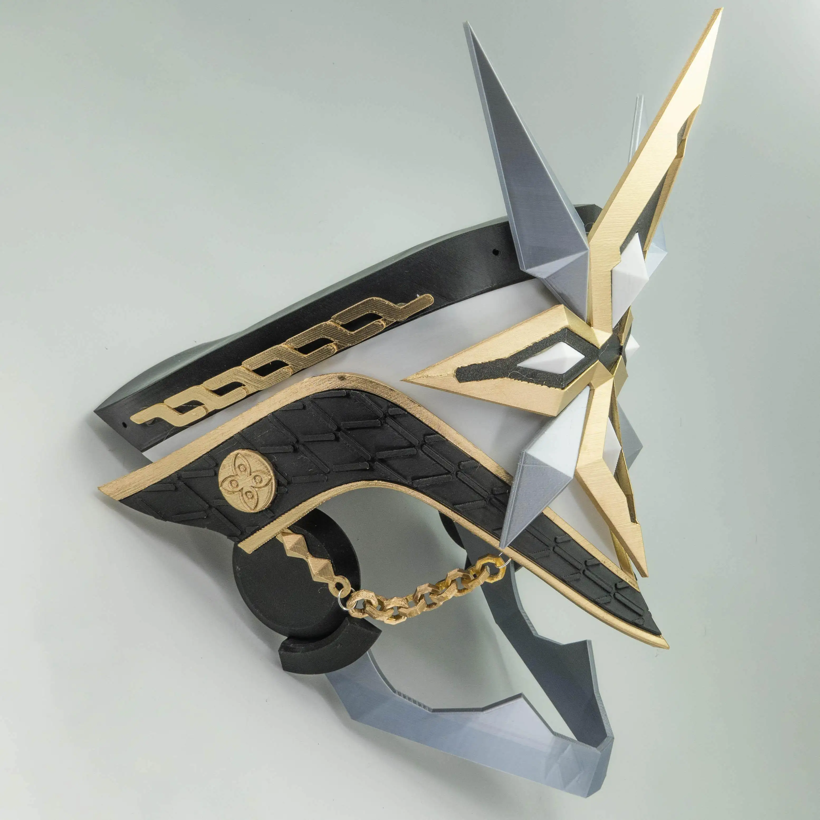 Genshin Impact The Captain Cosplay Mask Il Capitano Eleven Fatui Harbingers Game Props Natlan Halloween Party Women Men Coser