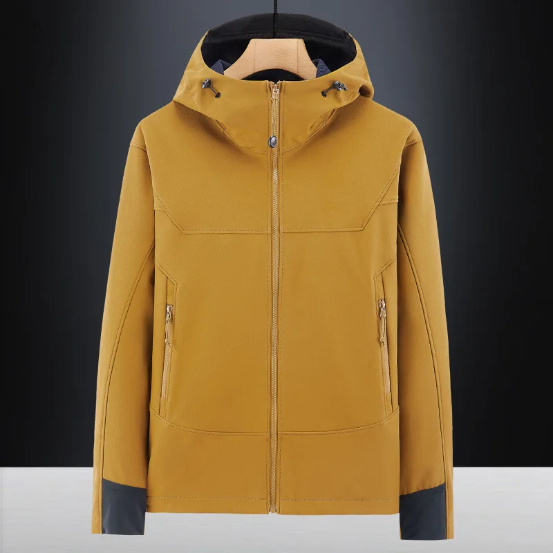 

Autumn And Winter Outdoor Mountaineering Fleece Casual Sports Loose Stand-up Collar Double-sided Men's Jacket Trendy Windproof