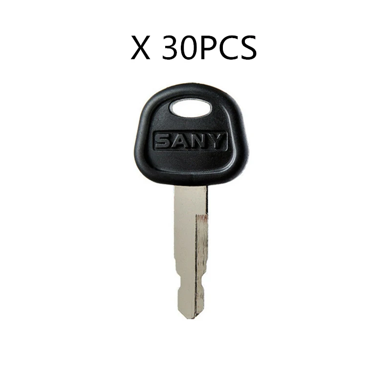 30 Pcs Ignition Key For Sany Excavator Bulldozer Loader Heavy Equipment 60022654  Free Shipping