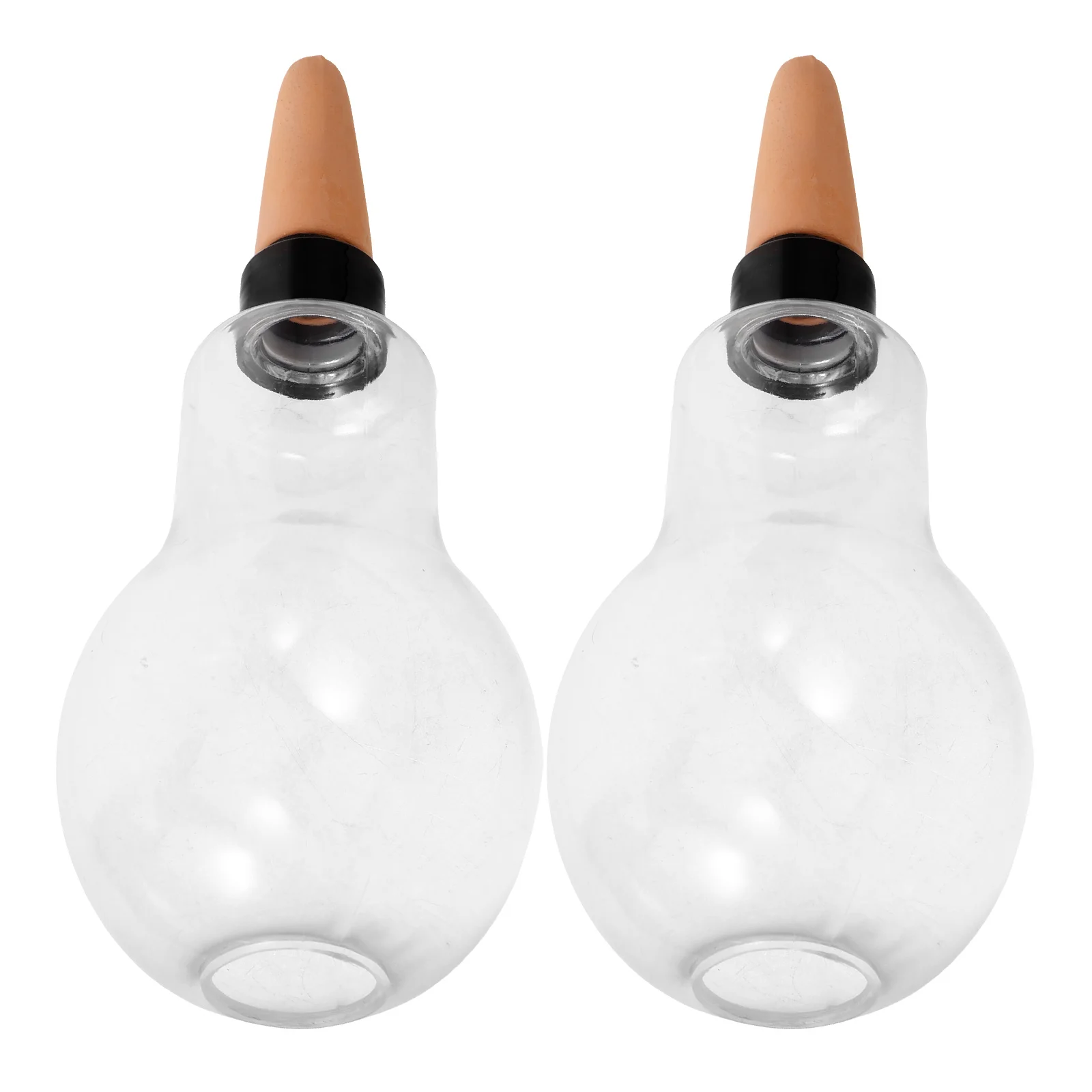 

2Pcs Automatic Plant Waterer Bulb Slow Release for Indoor Outdoor Succulents Self Globe Plant System