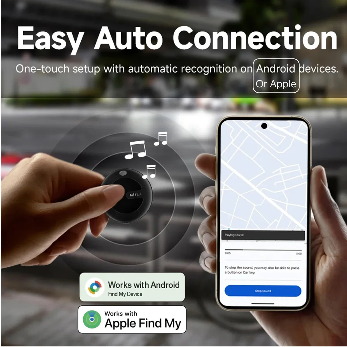 جهاز تعقب MiTag Duo الذكي لنظام IOS أو Android بطاقة تتبع بلوتوث/مكتشف المفاتيح/مكتشف العناصر/متتبع الأمتعة لمكتشف الحقائب #3