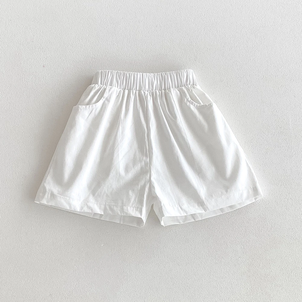 Vintage Baby Mädchen Jungen Shorts Sommer gemütliche Baumwolle atmungsaktiv 3 Taschen Design Kinder kurze Hosen Kinder kurze Baby Bloomers – Detail 12