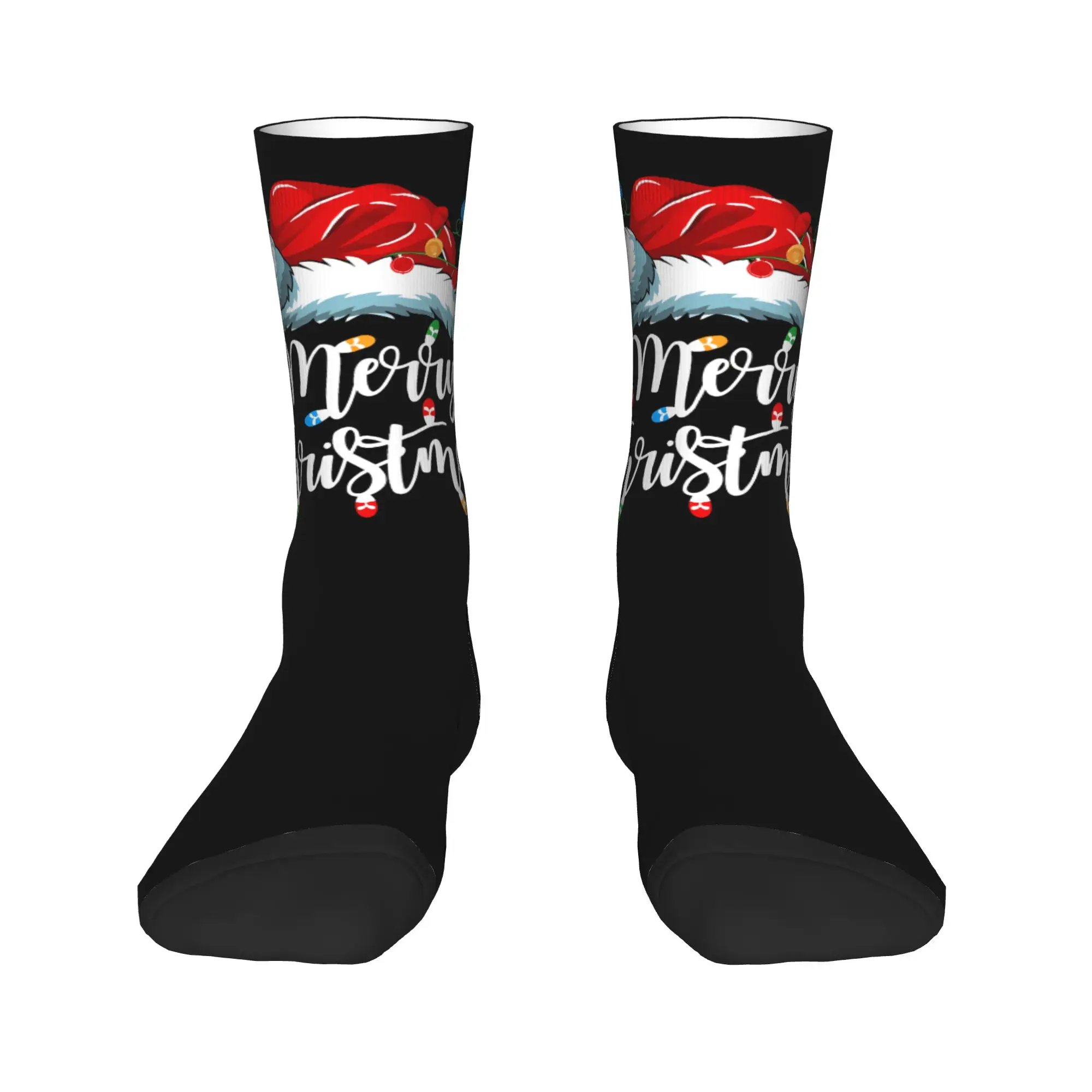 Męskie skarpety świąteczne, skarpety na Boże Narodzenie, jesienne, gotyckie, miękkie skarpety, personalizowane skarpety rowerowe, antypoślizgowe.